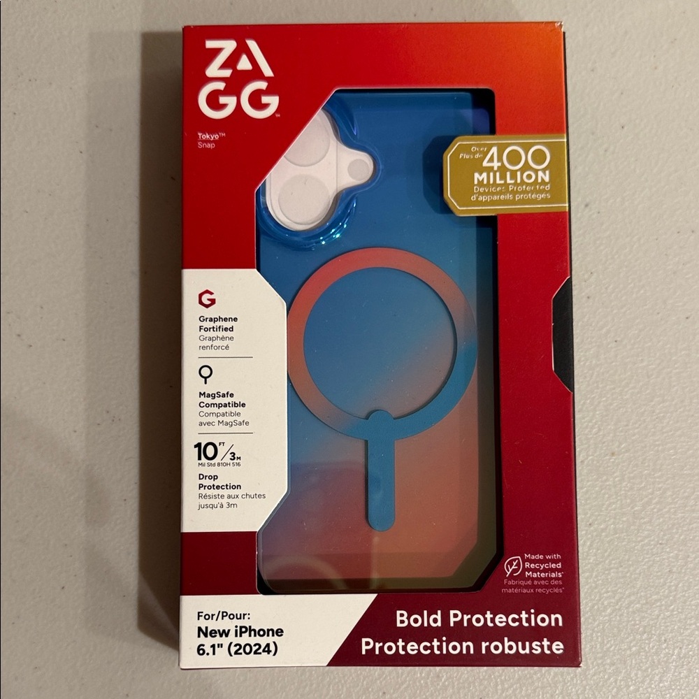 Blue and Orange iPhone 16 Case